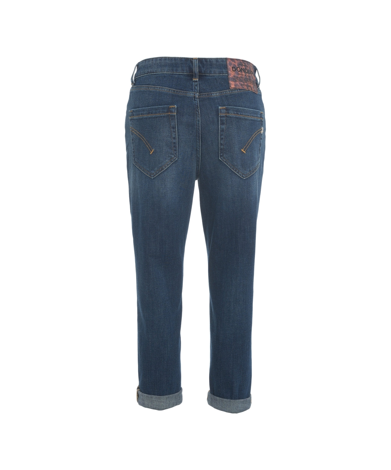 DONDUP High-Waisted Skinny Jeans with Distinctive Button Closure