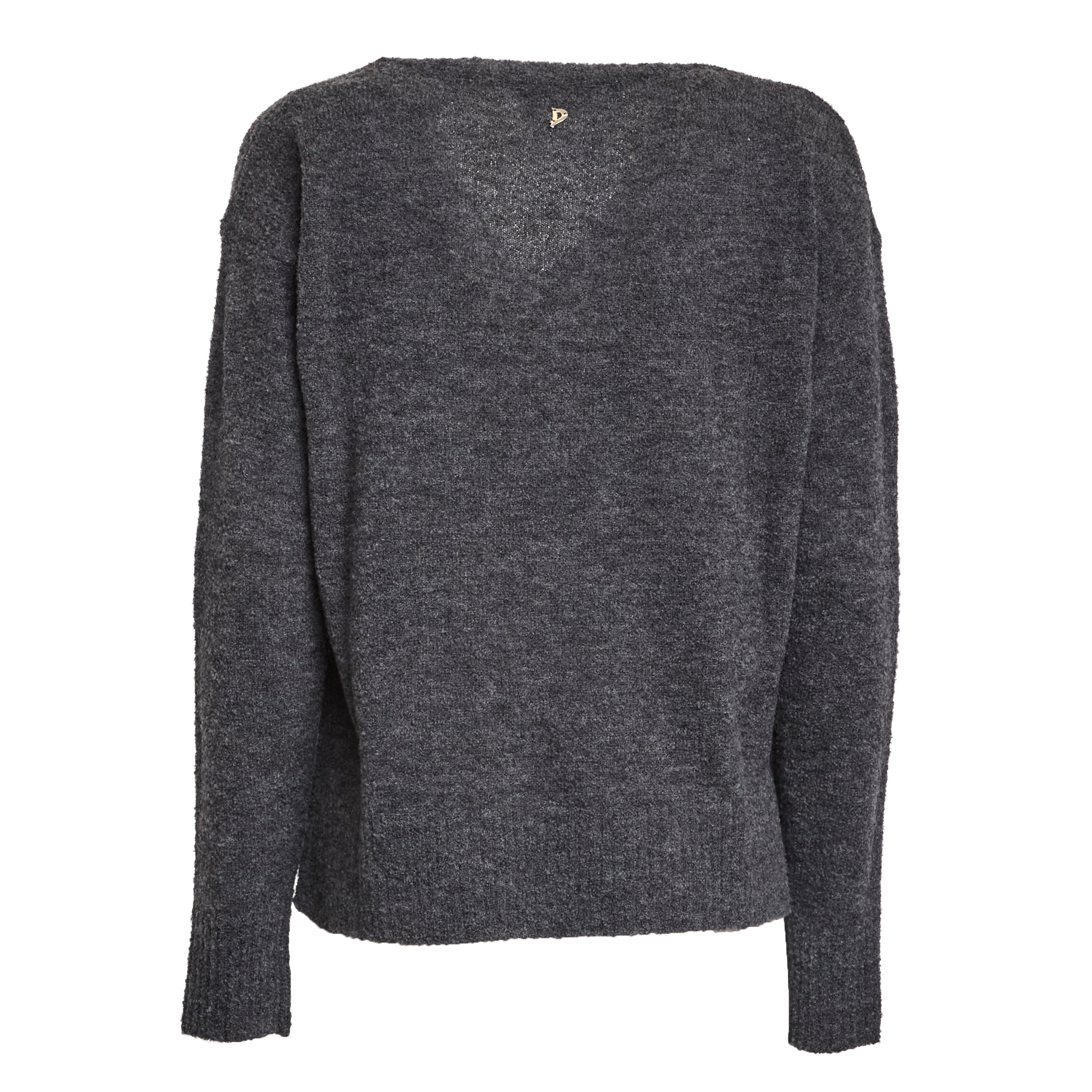 DONDUP V-Neck Boucle Loop Sweater for Women
