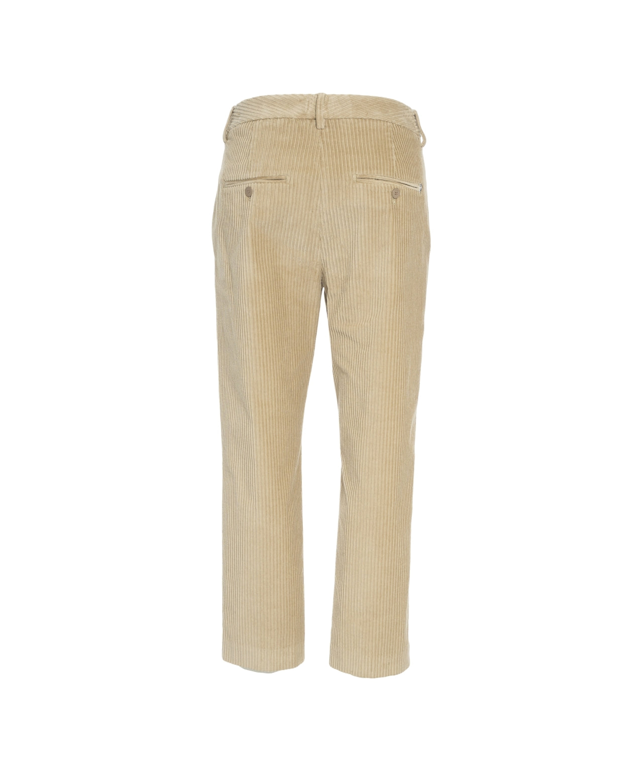 DONDUP Straight Cut Corduroy Trousers for Women