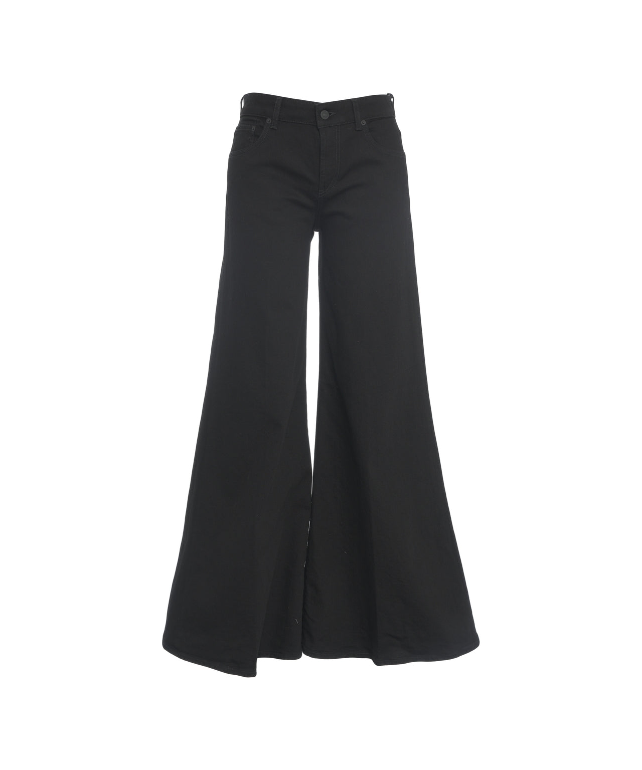 DONDUP Elegant Flared Wide-Leg Trousers for Women