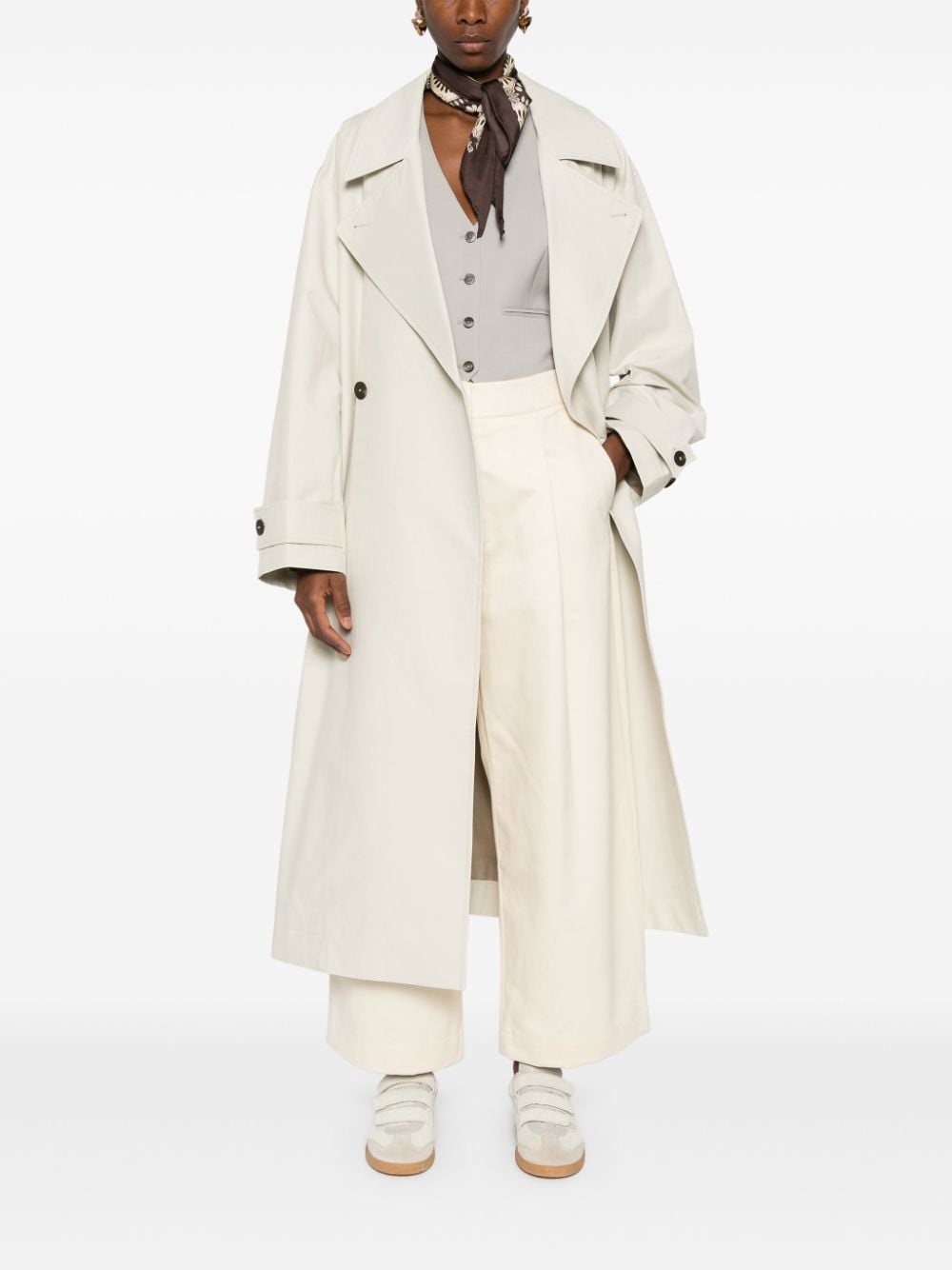 STUDIO NICHOLSON Wide-Leg Cropped Trousers