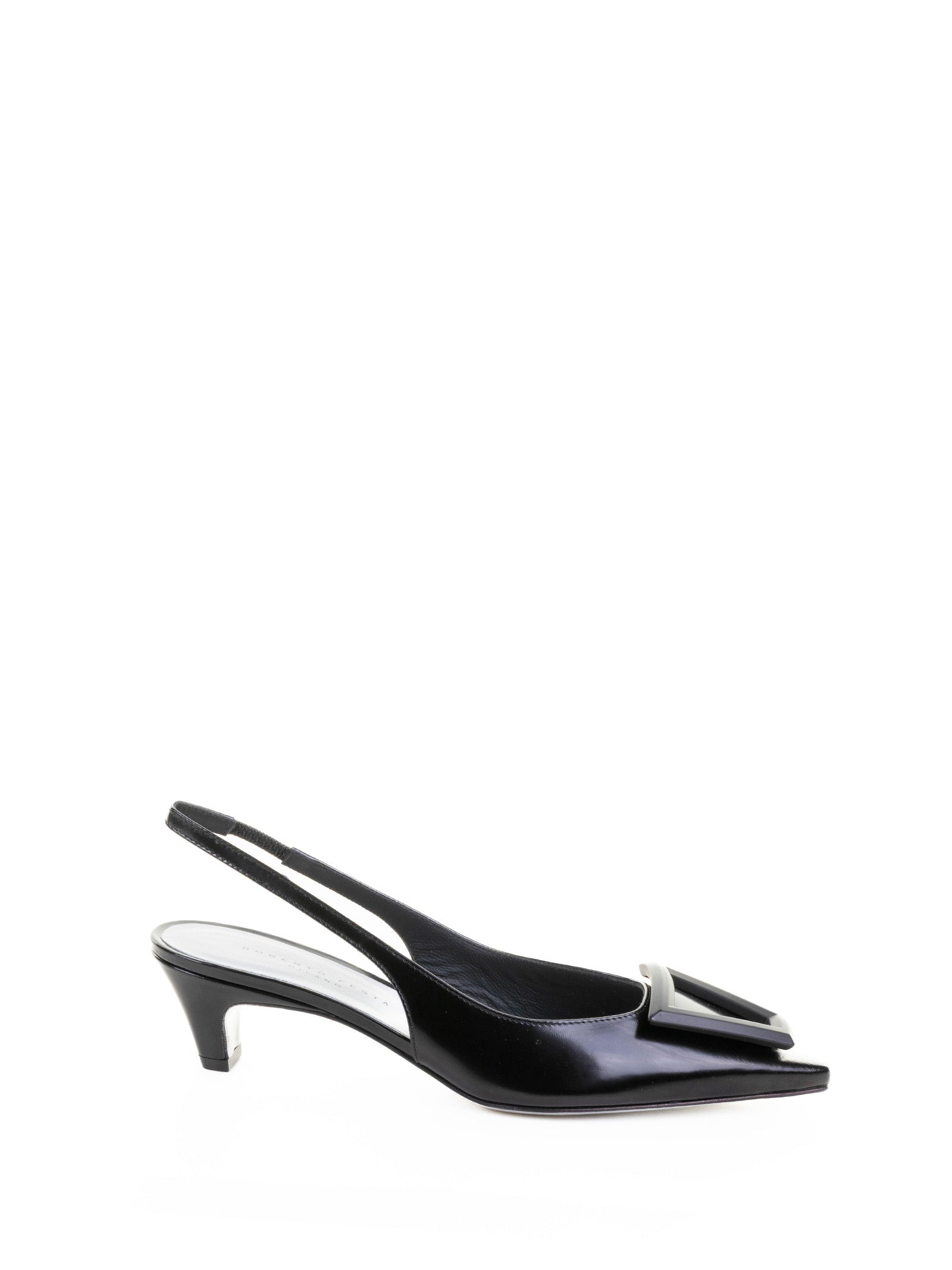 ROBERTO FESTA Pointed Slingback Pump in Brushed Finish