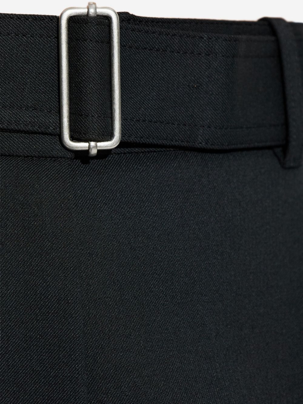 STUDIO NICHOLSON Sculptural Trousers with Rectangular Buckle