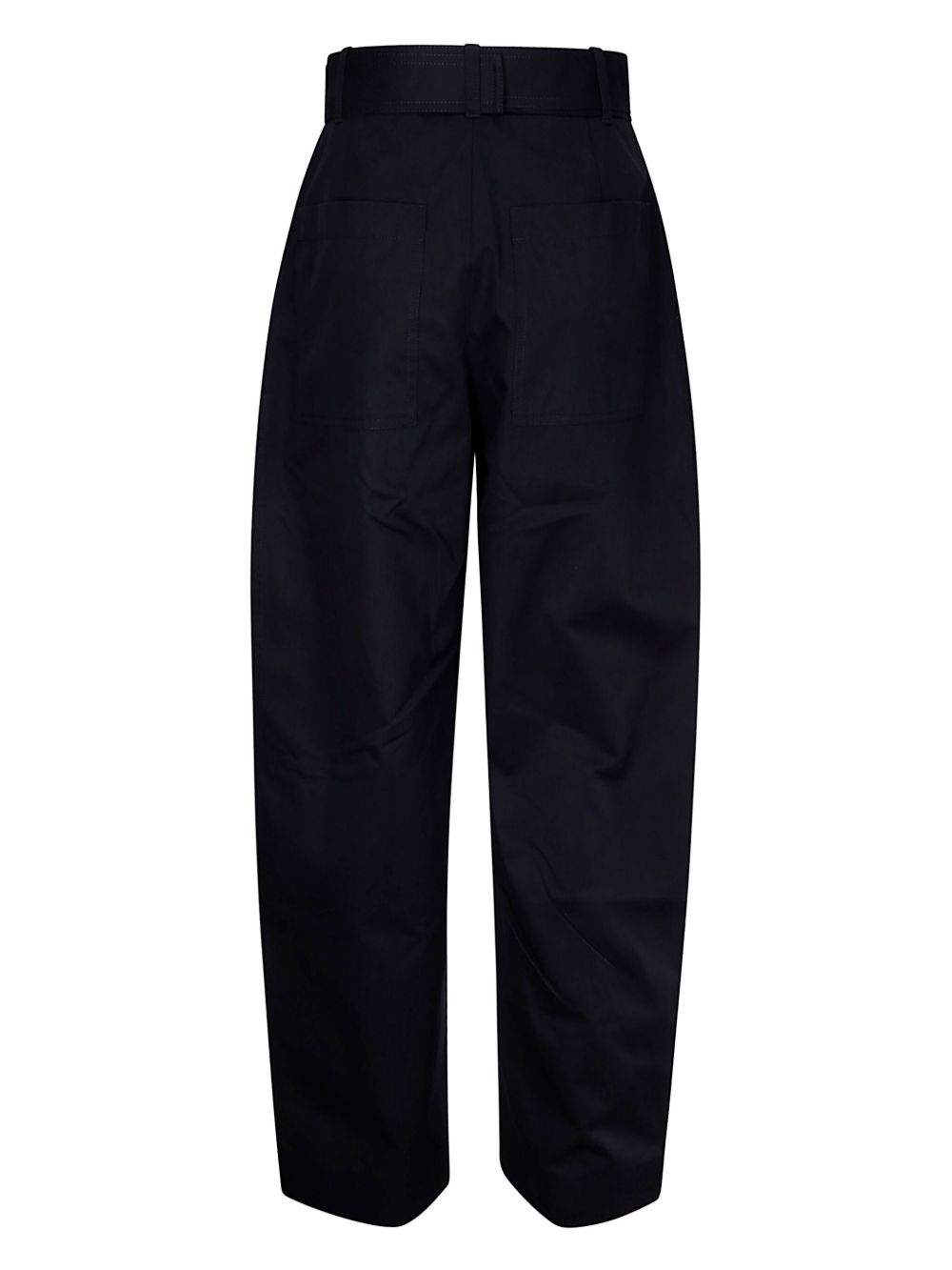 STUDIO NICHOLSON Round Leg Cotton Trousers for Women