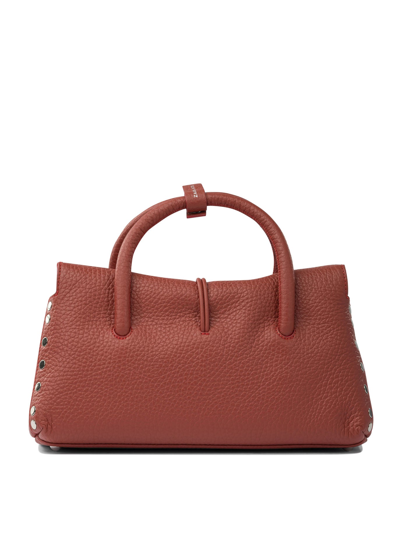 ZANELLATO Compact Handbag with Roll-Top Closure
