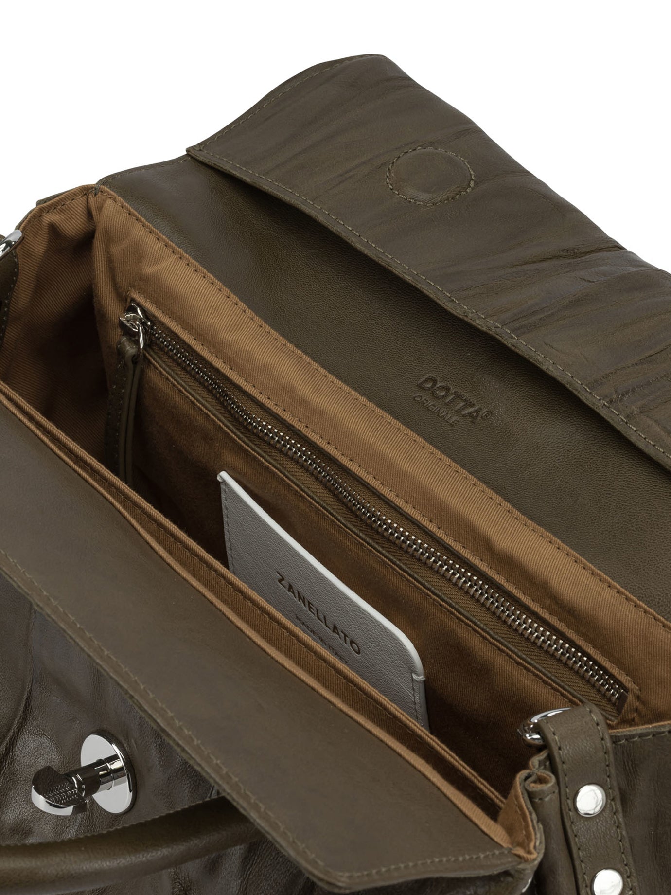 ZANELLATO Mini Pleated Leather Handbag