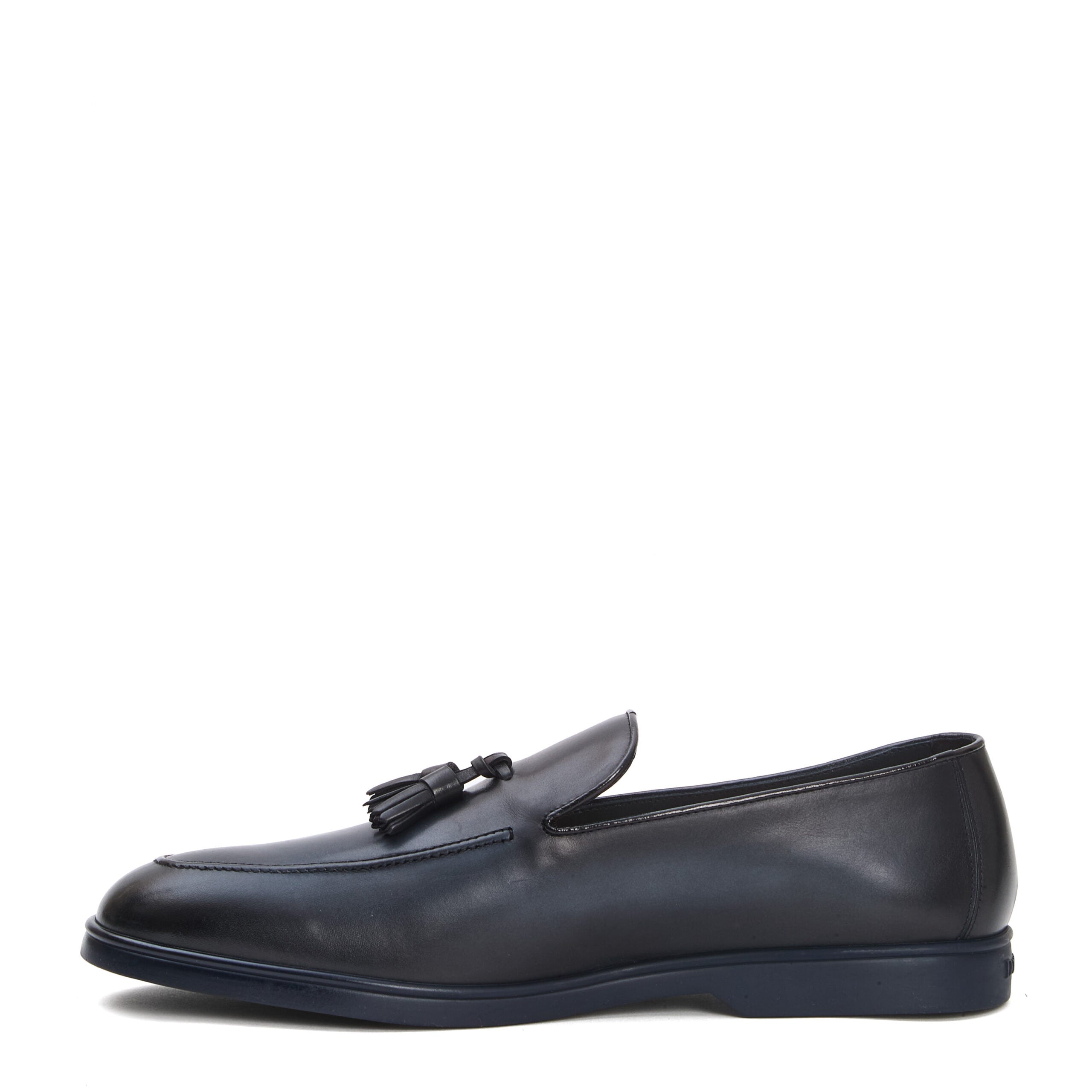 DOUCAL'S Sleek Leather Loafers - 2.5 cm Sole Height
