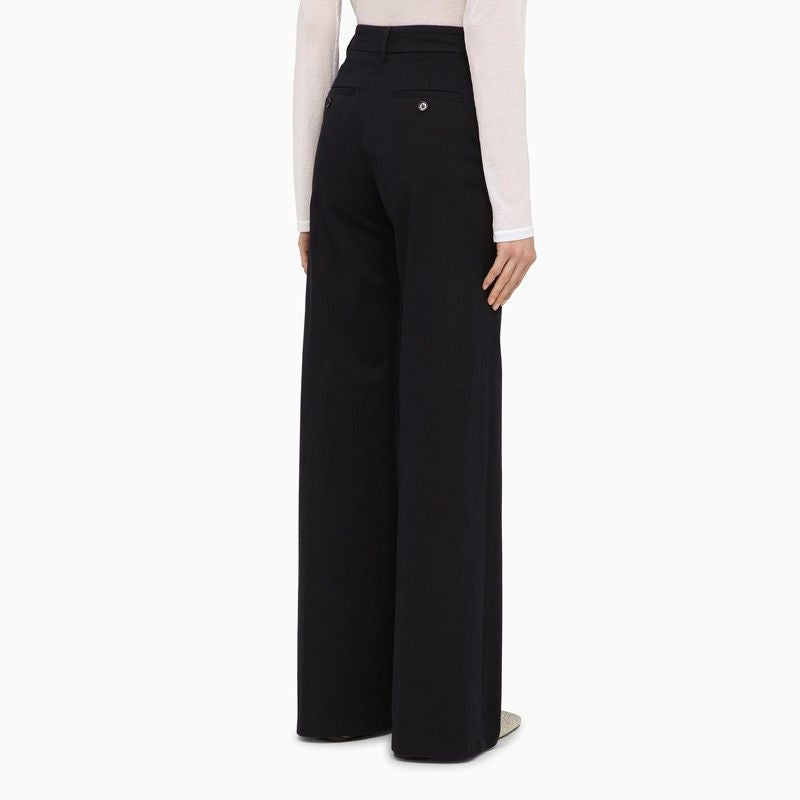 DEPARTMENT FIVE Wide Fit Cotton Trousers for Women - SS25