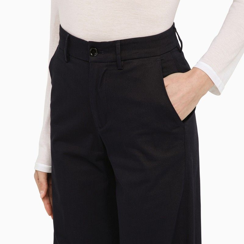 DEPARTMENT FIVE Wide Fit Cotton Trousers for Women - SS25
