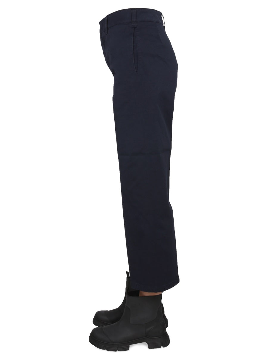 DEPARTMENT FIVE Classic Women's Cotton Pants with Concealed Closure
