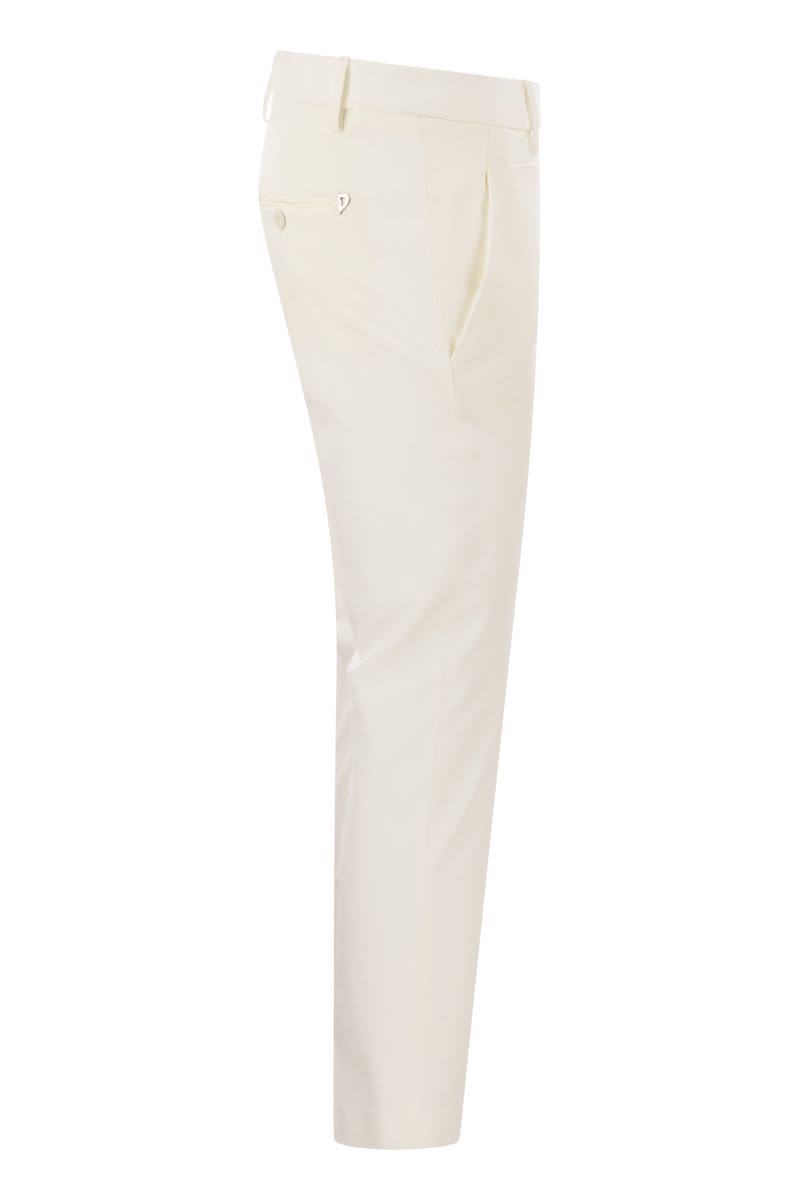 DONDUP Perfect Slim Fit Stretch Trousers - Ankle Length