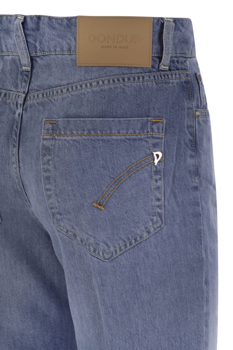 DONDUP Loose Fit Five-Pocket Jeans