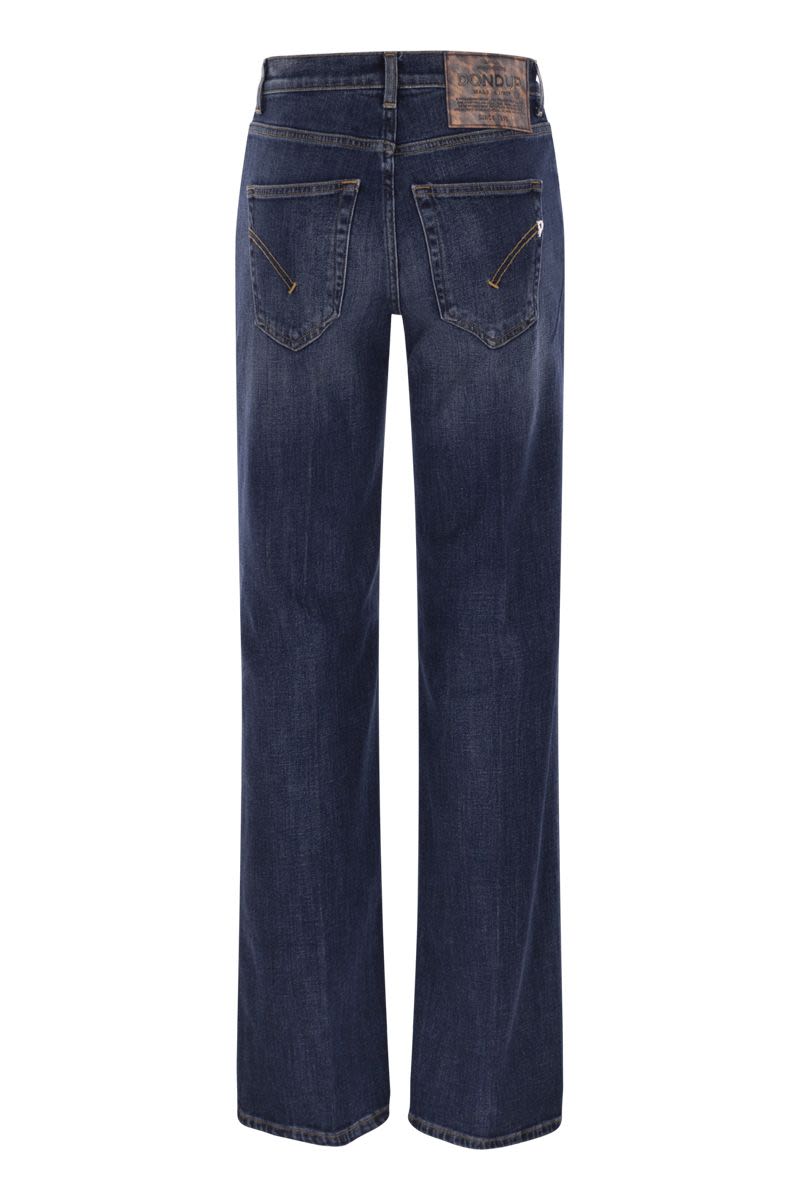 DONDUP Wide-Leg Stretch Denim Jeans