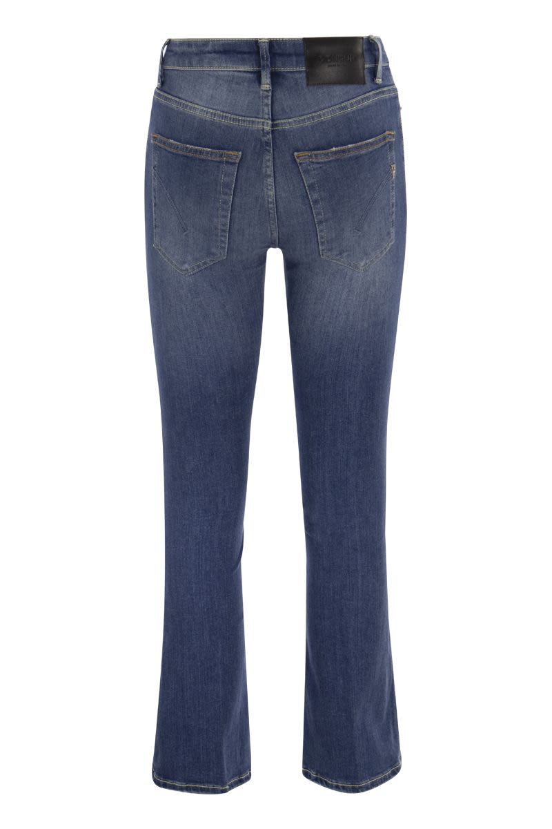 DONDUP Super Skinny Bootcut Jeans - High Waisted