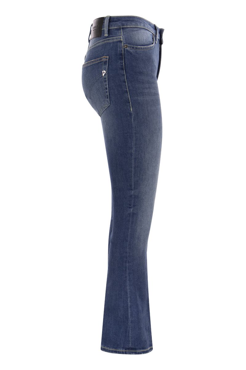 DONDUP Super Skinny Bootcut Jeans - High Waisted