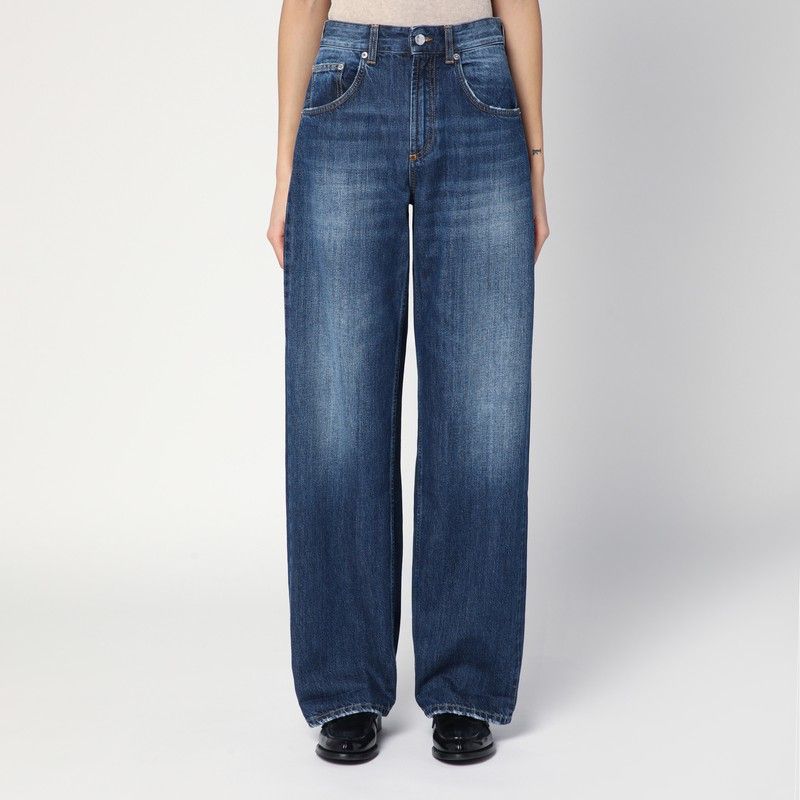 DEPARTMENT FIVE Wide-Leg Pop Jeans with Washed Effect for Women