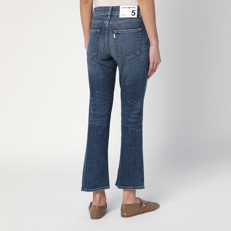 DEPARTMENT FIVE WASHED BOOTCUT JEANS