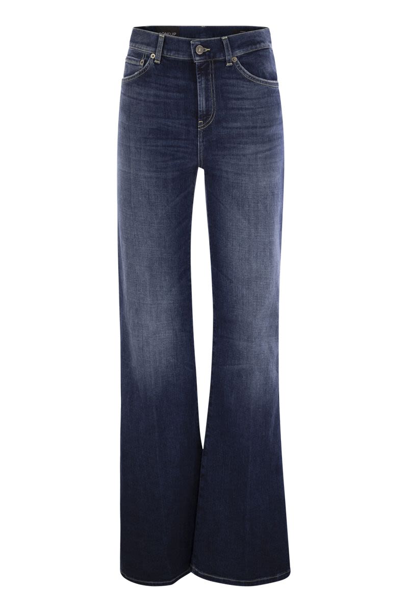 DONDUP Wide Leg Five-Pocket Trousers - Women's