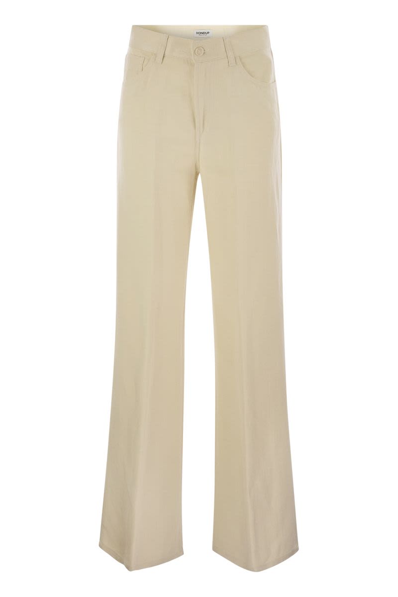 DONDUP Wide-Leg Five-Pocket Trousers