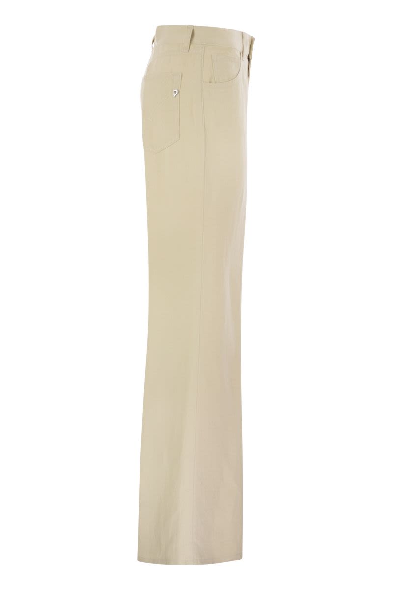 DONDUP Wide-Leg Five-Pocket Trousers