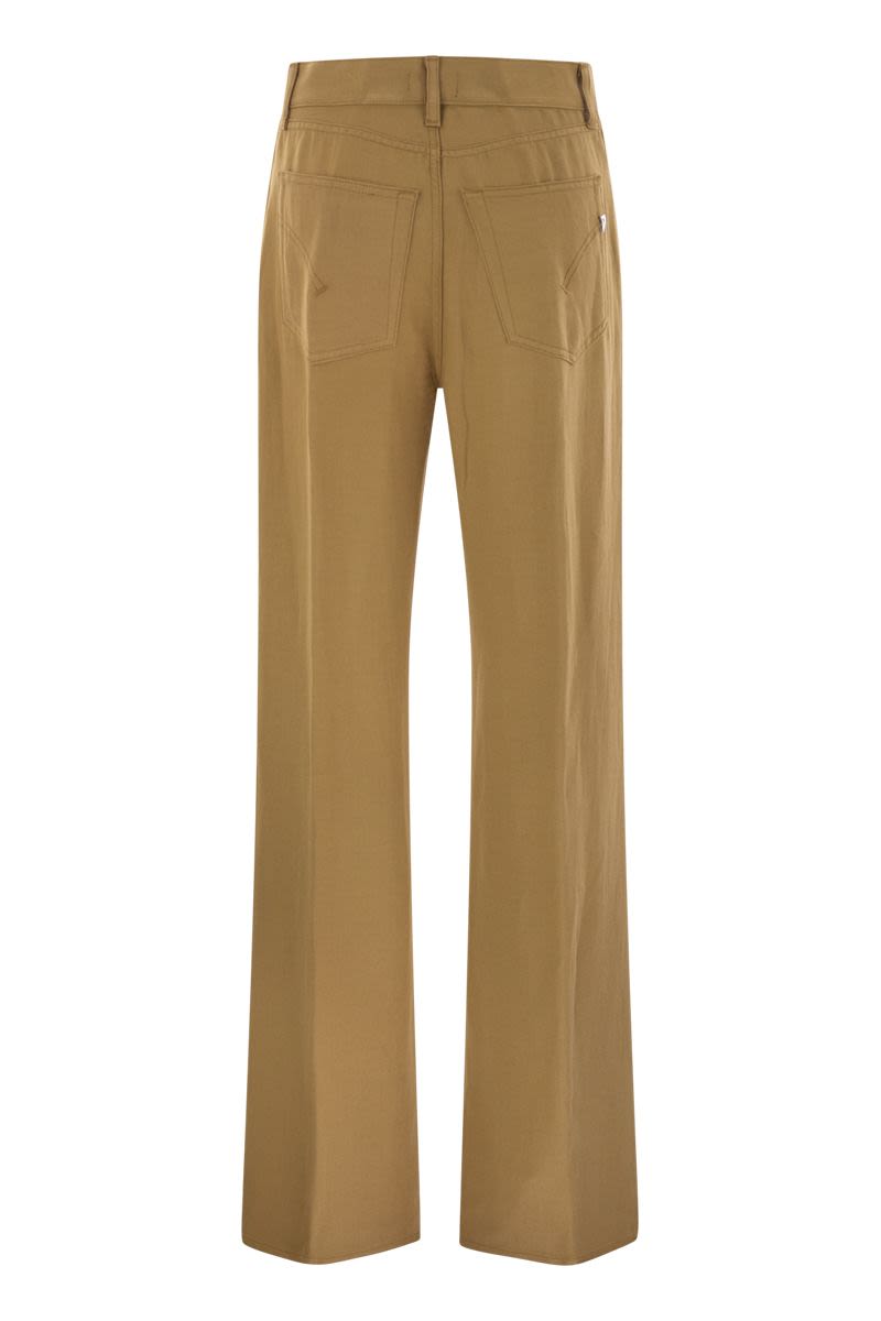DONDUP Amber Wide-Leg Trousers - Five-Pocket Style