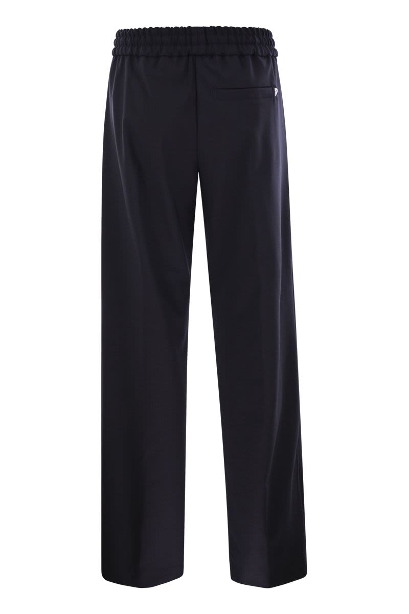 DONDUP Fluid Gabardine Jogger Trousers - Loose Fit