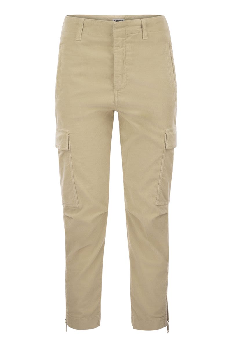 DONDUP Velvet Cargo Pants - EVE