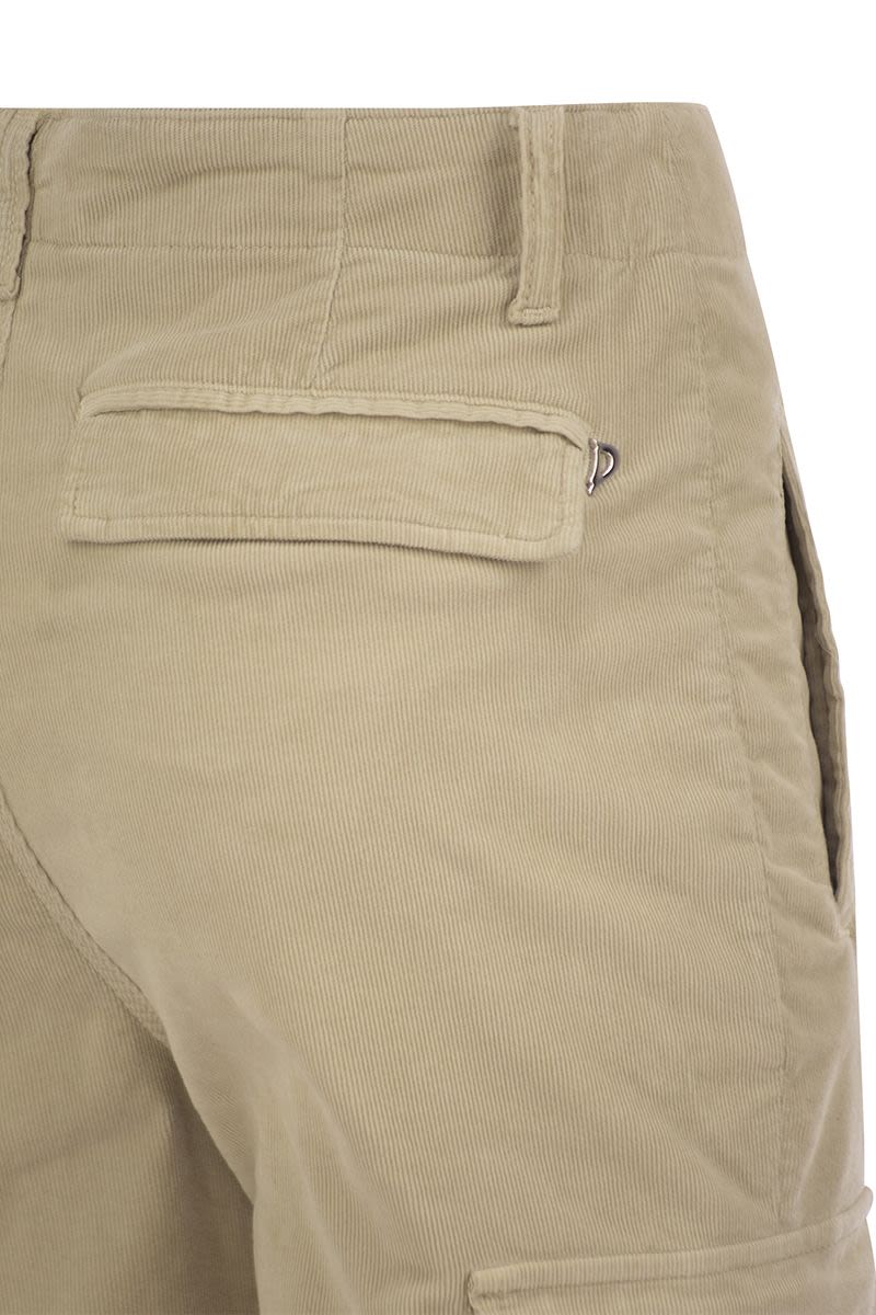 DONDUP Velvet Cargo Pants - EVE