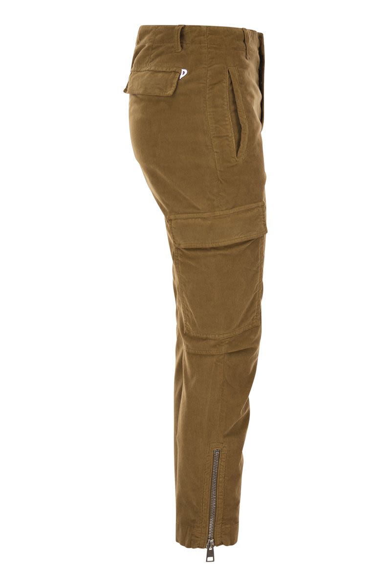 DONDUP Velvet Cargo Pants - Eve