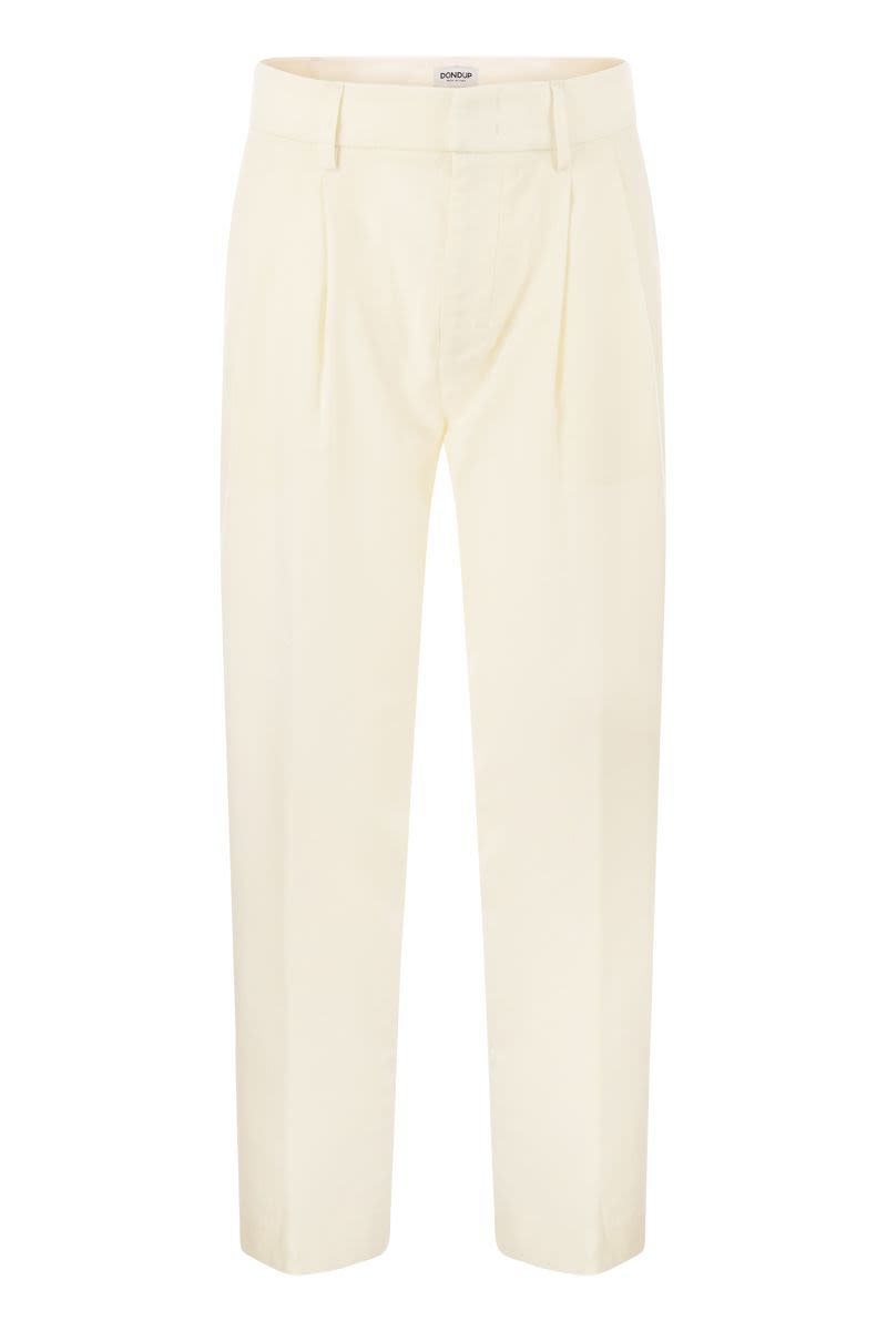 DONDUP Loose Flannel Trousers for Women
