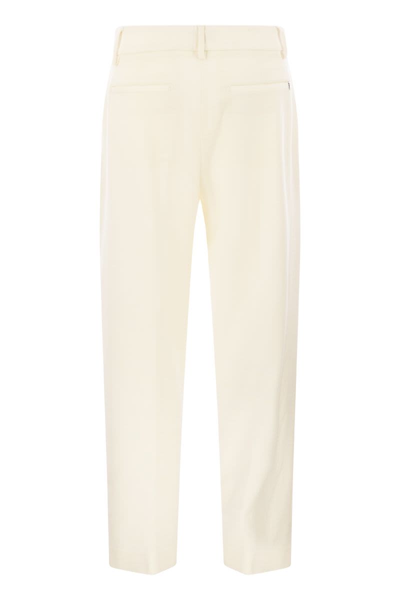 DONDUP Loose Flannel Trousers for Women