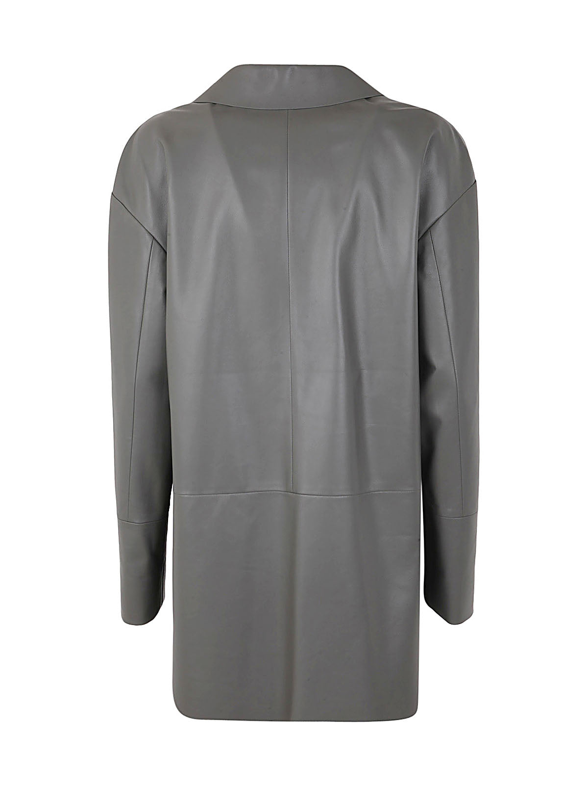 DRM Boxy Leather Blazer for Women