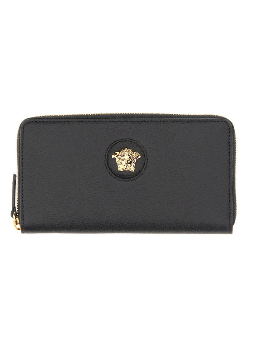 VERSACE Mini Leather Wallet - 11 CM X 20 CM X 2.5 CM
