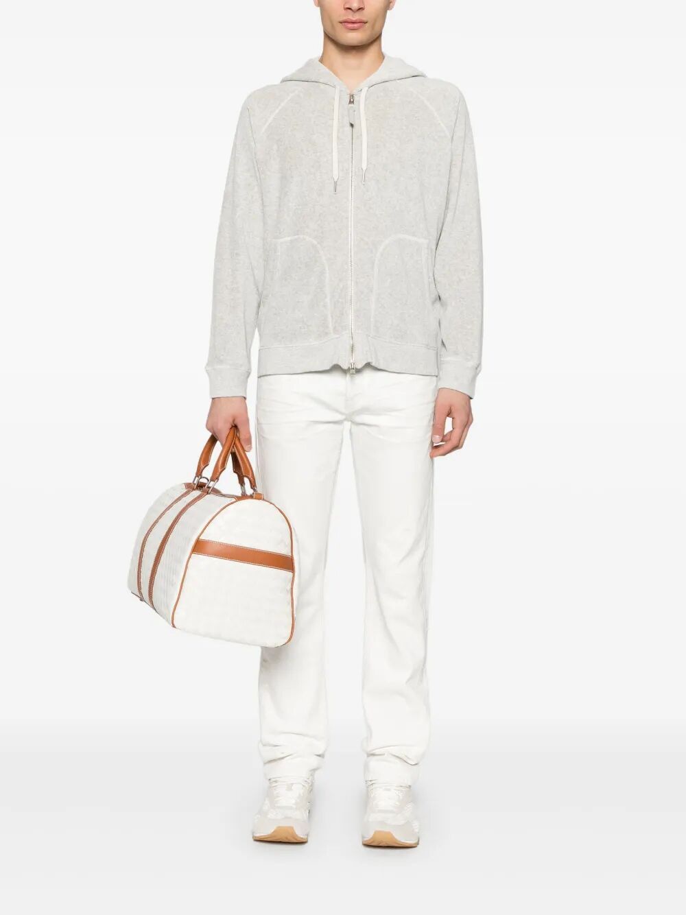 TOM FORD Ripped Details Straight Fit Jeans