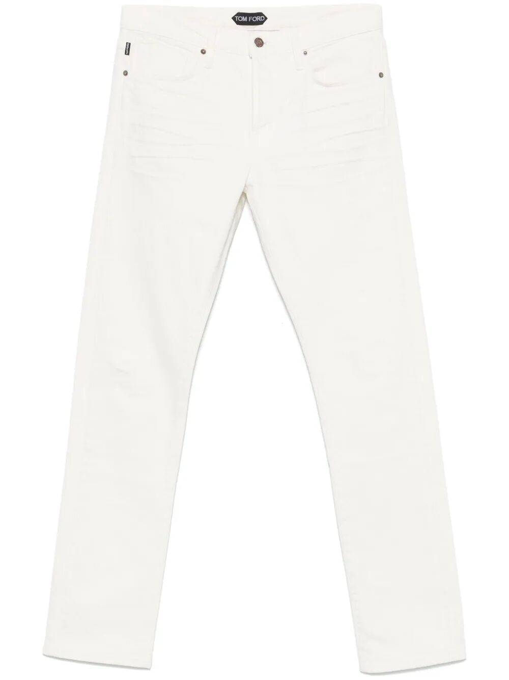 TOM FORD Ripped Details Straight Fit Jeans