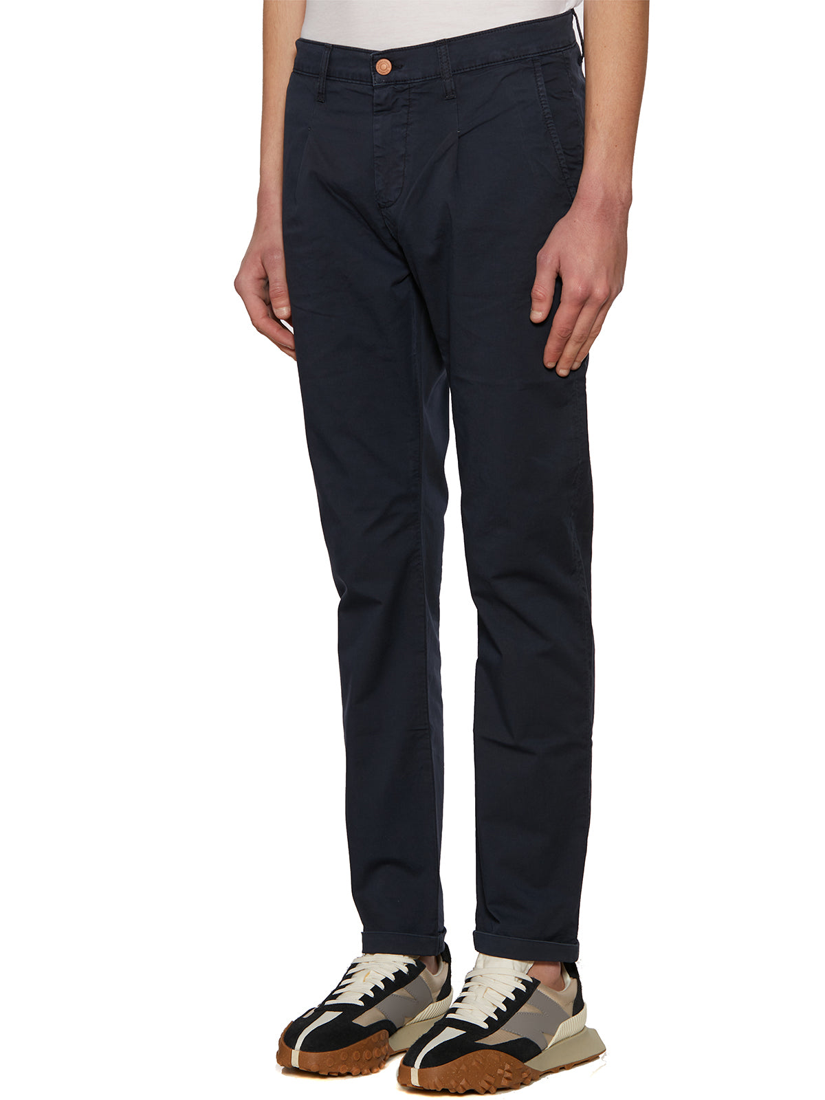 DANIELE ALESSANDRINI Cotton Chino Pants Size 32