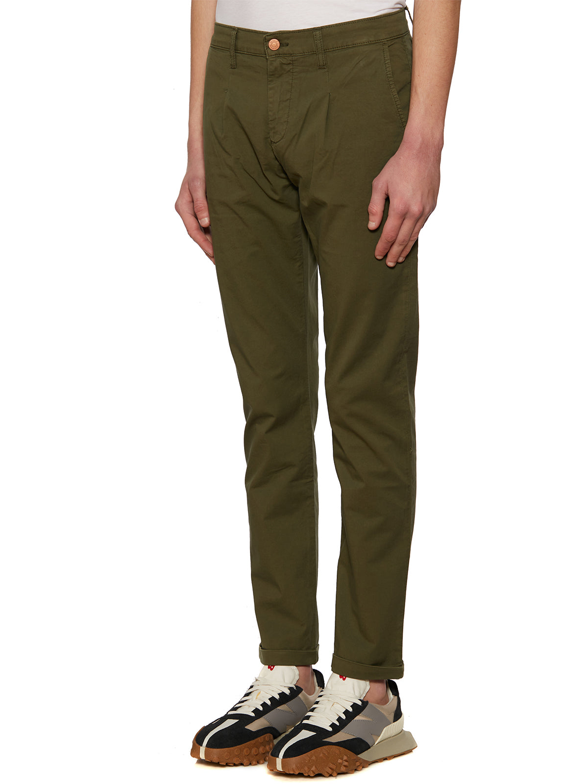 DANIELE ALESSANDRINI Men's Cotton Chino Pants - Size 32
