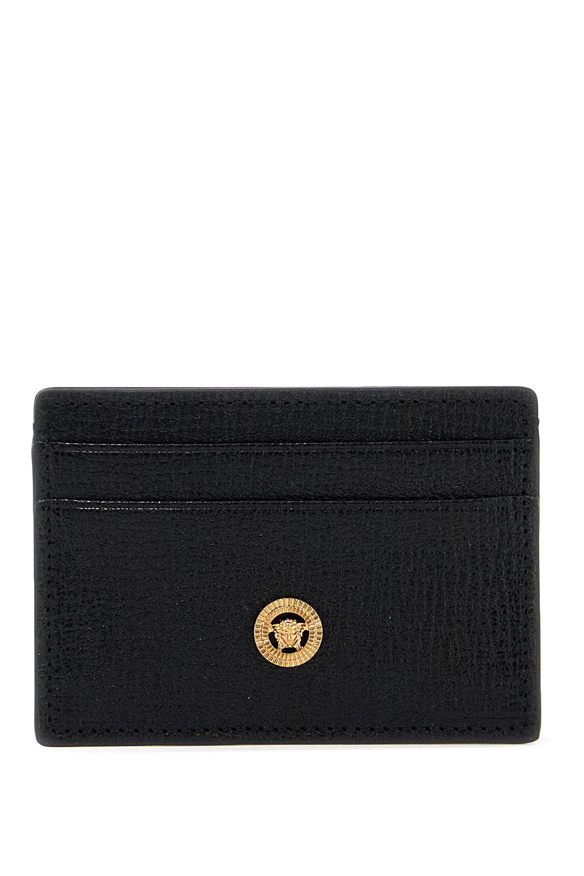 VERSACE Mini Leather Medusa Card Holder
