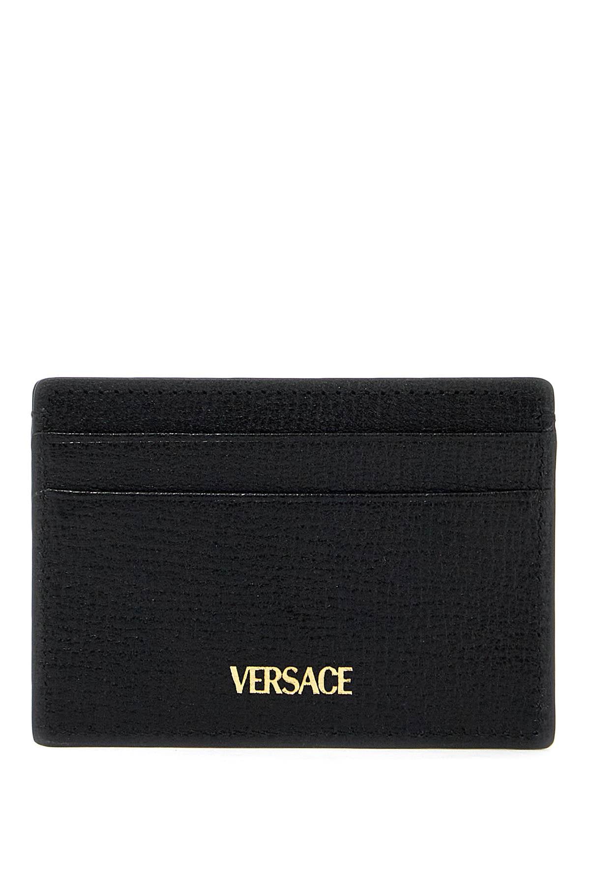 VERSACE Mini Leather Medusa Card Holder