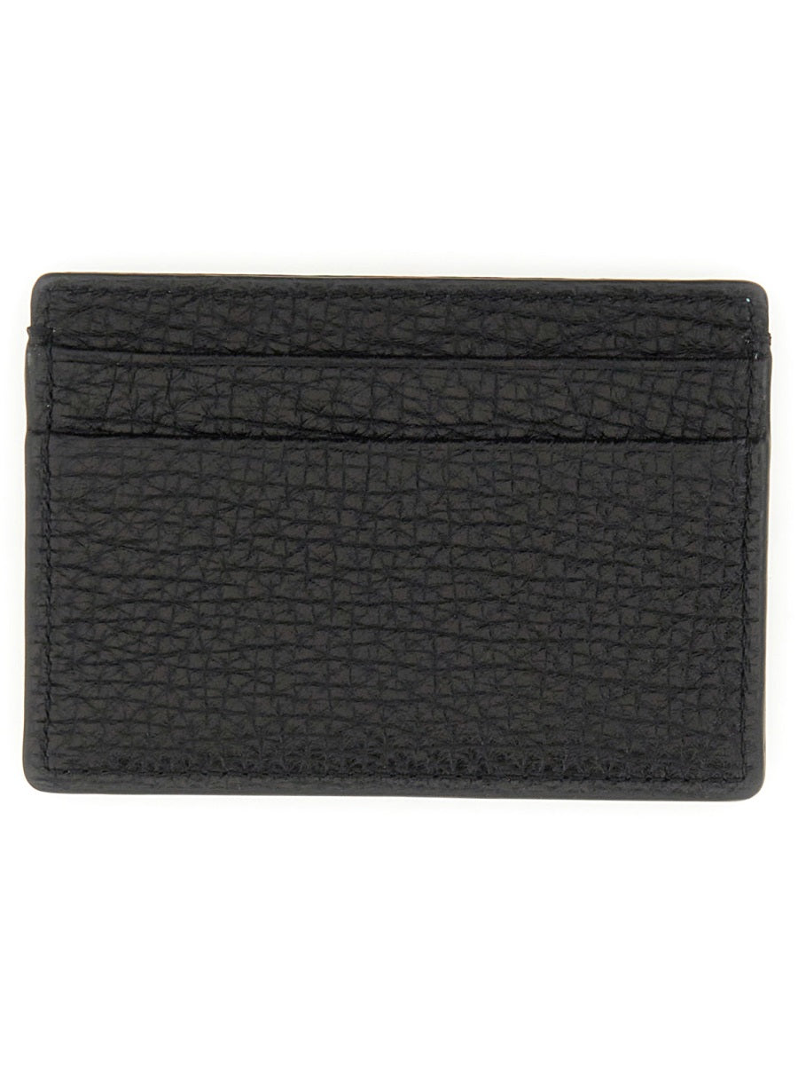 VERSACE Mini Leather Card Holder