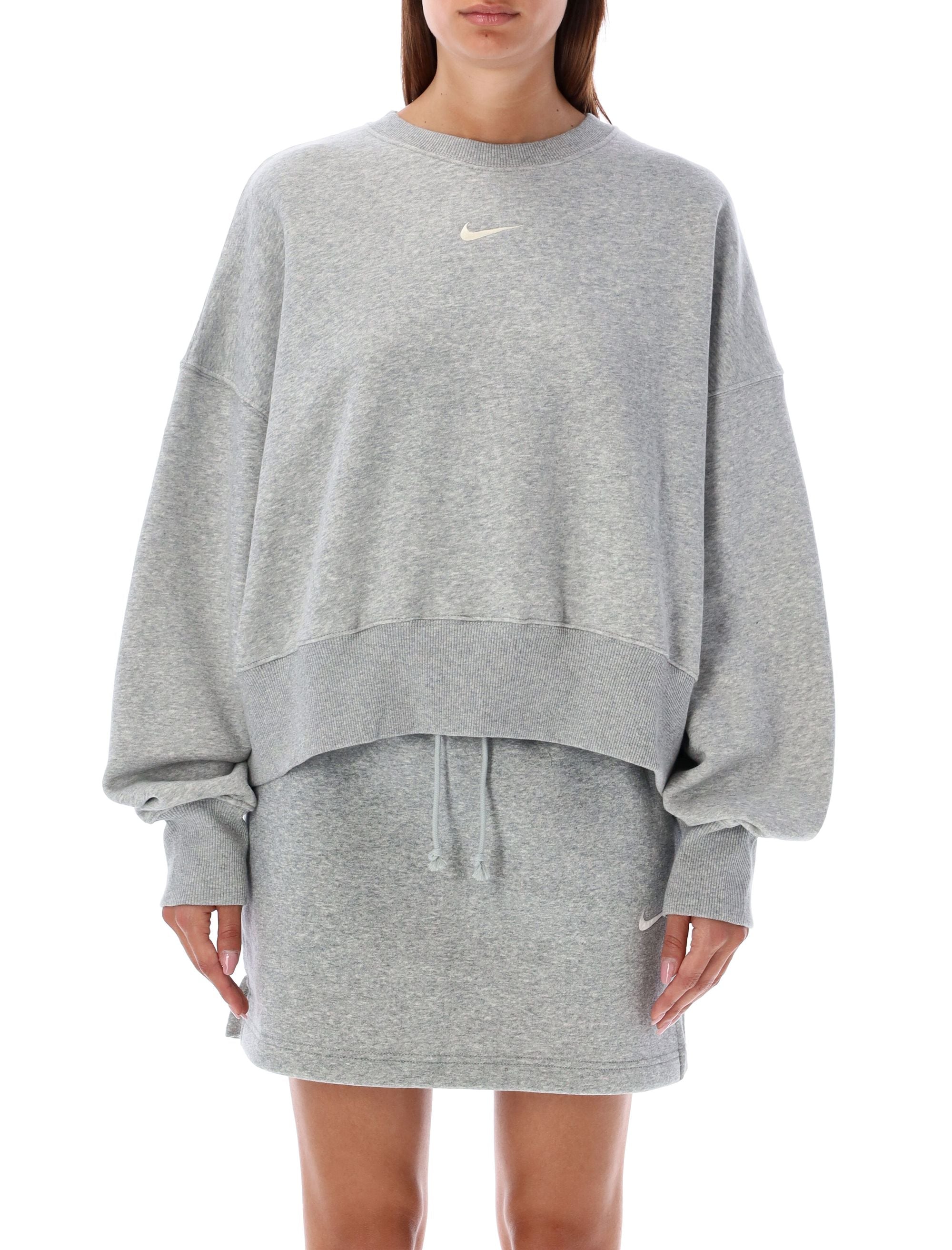 NIKE Oversized Crew-Neck Sweatshirt for Women - Size S