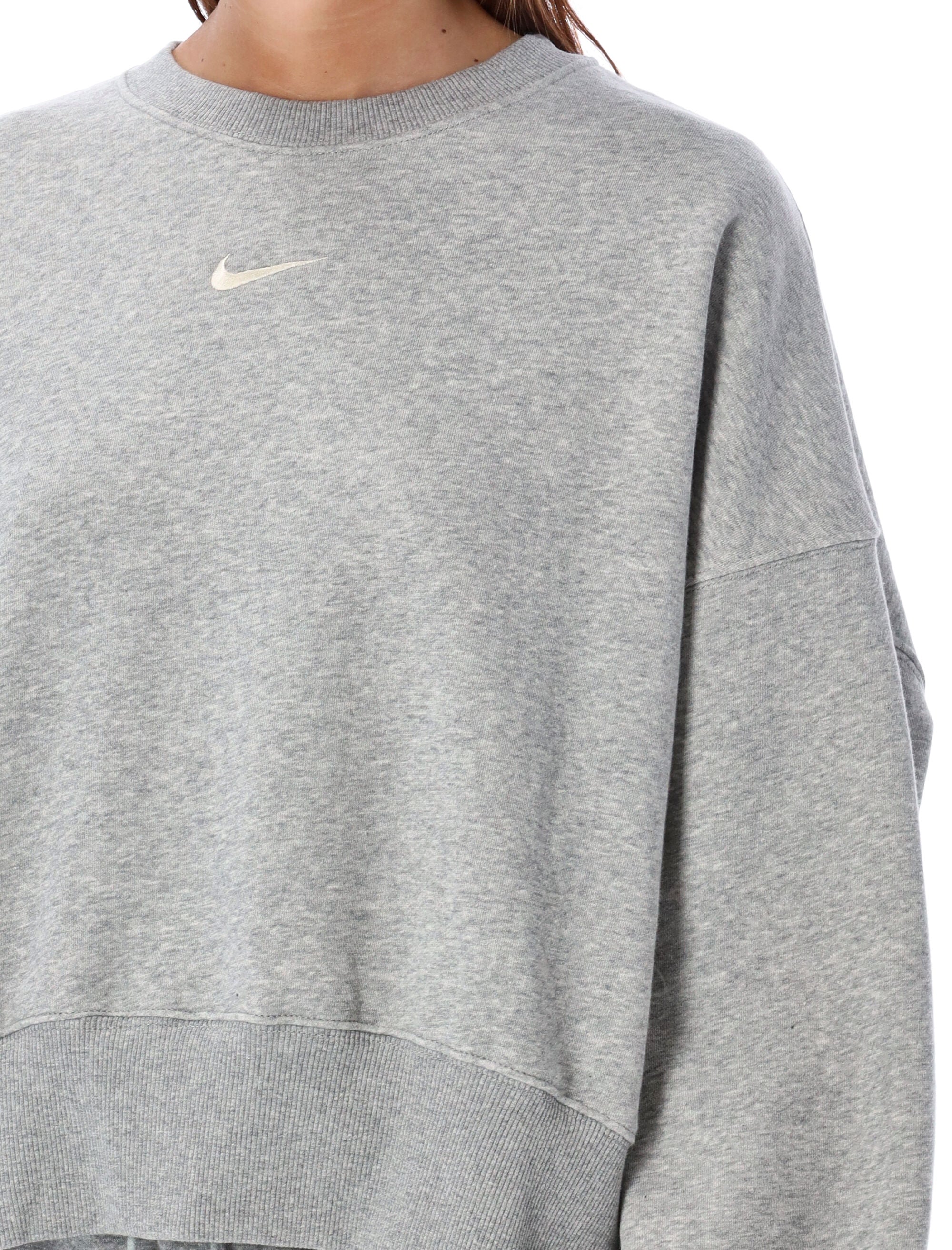 NIKE Oversized Crew-Neck Sweatshirt for Women - Size S