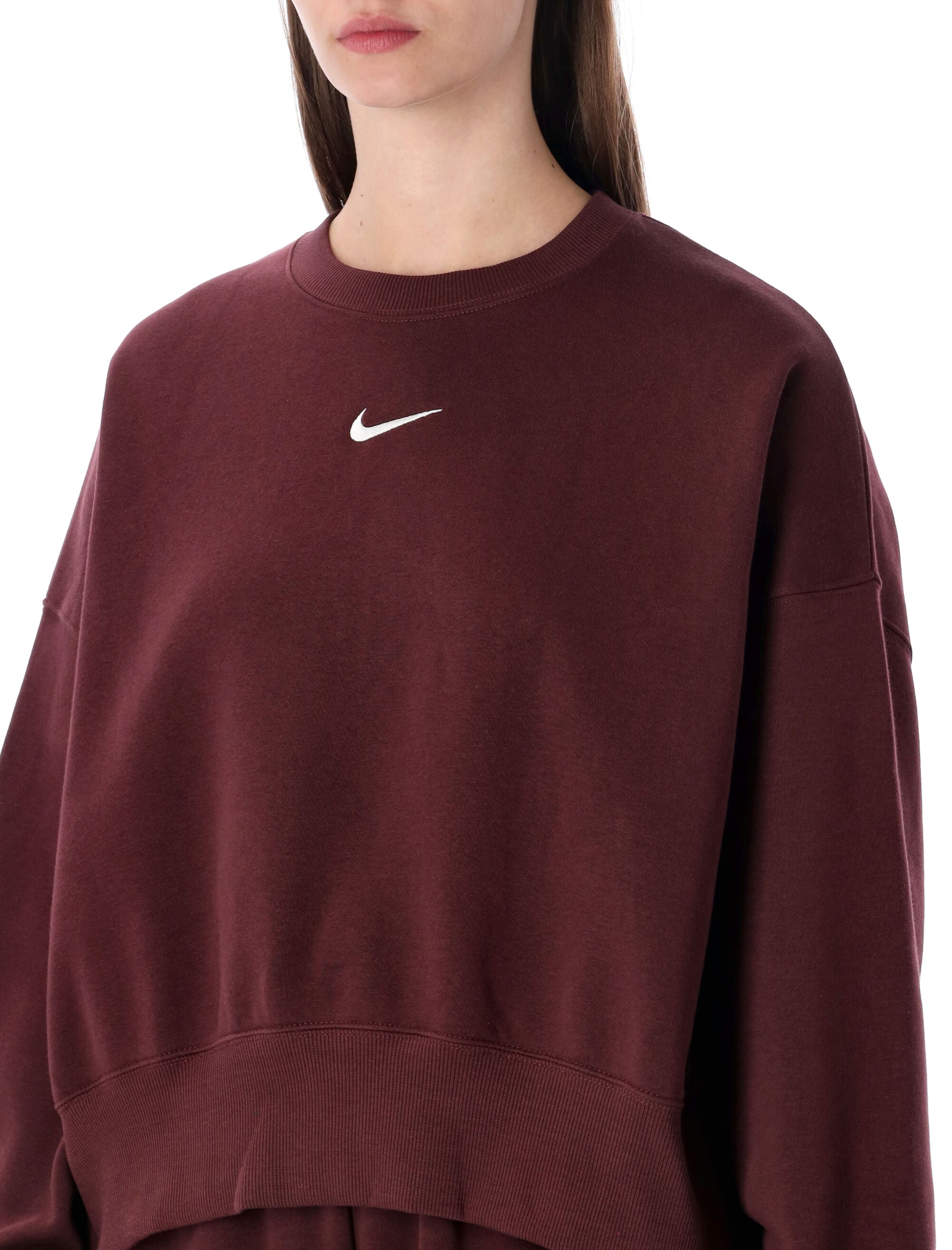 NIKE Women's Oversized Crew-Neck Sweatshirt - Size S
