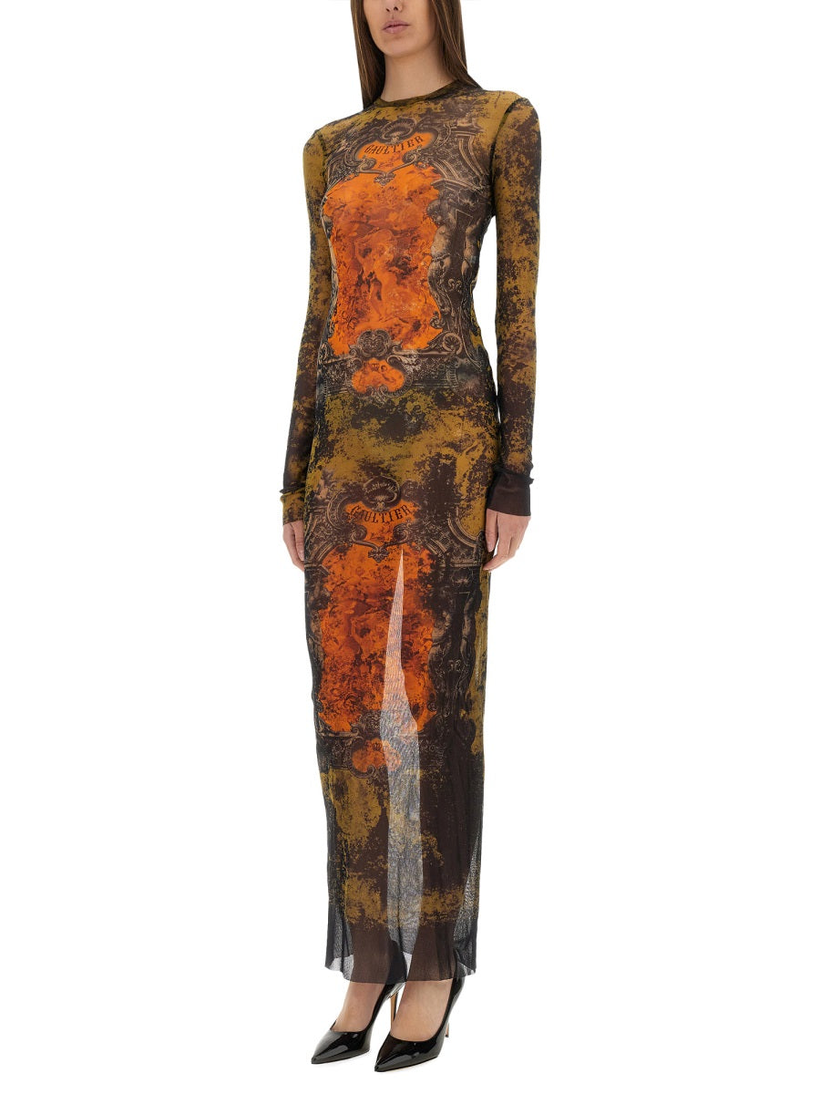 JEAN PAUL GAULTIER Slim Fit Long Dress - Size S