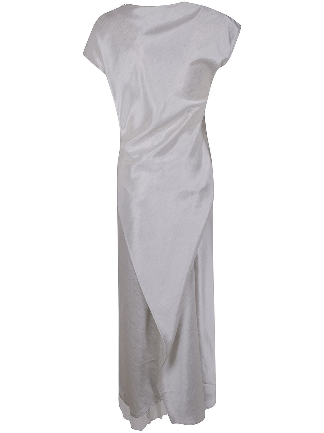 JW ANDERSON Asymmetric Lace Trim Layered Mini Dress