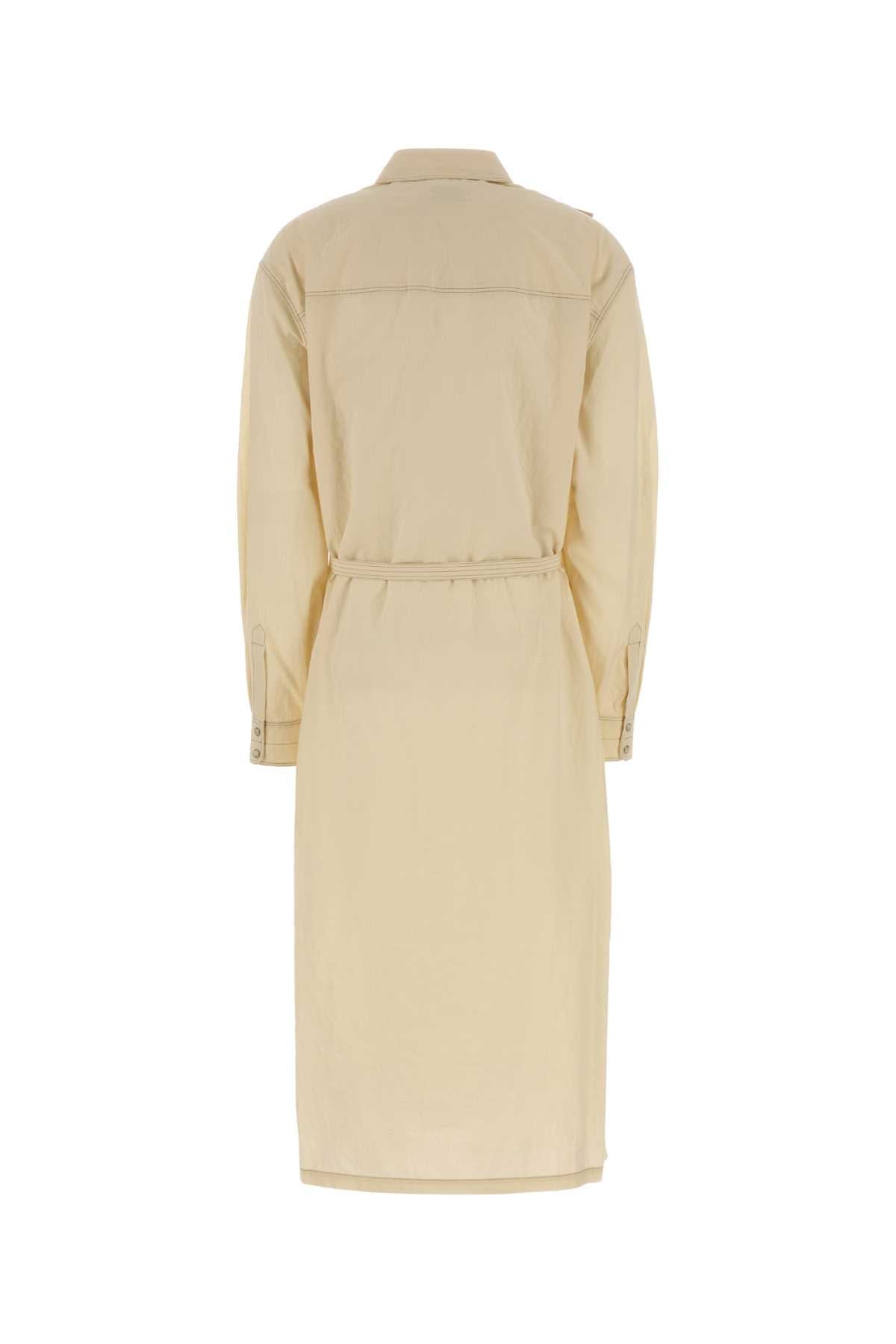 LEMAIRE Asymmetrical Cotton Shirt Dress