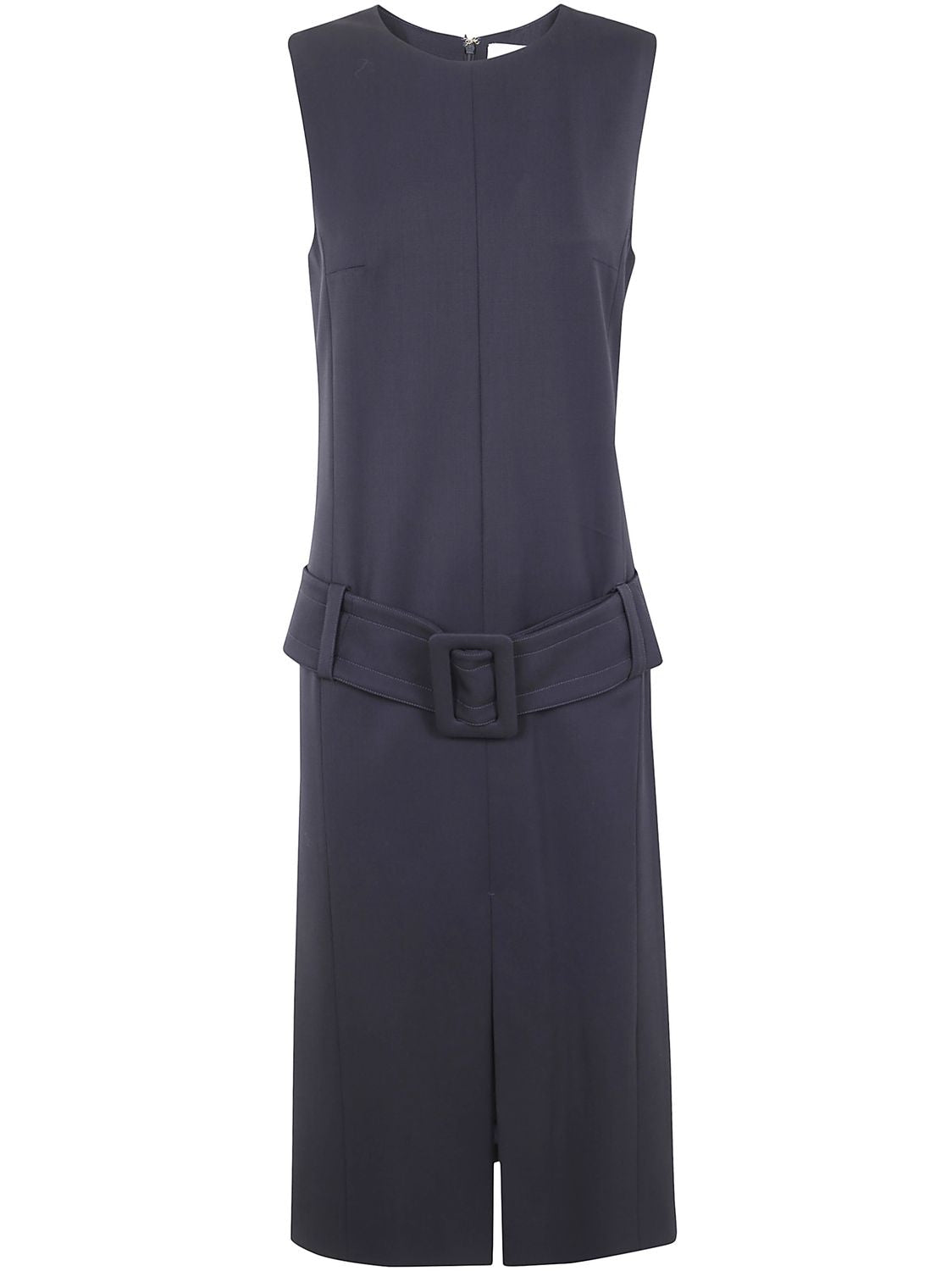 PATOU Belted Midi Dress