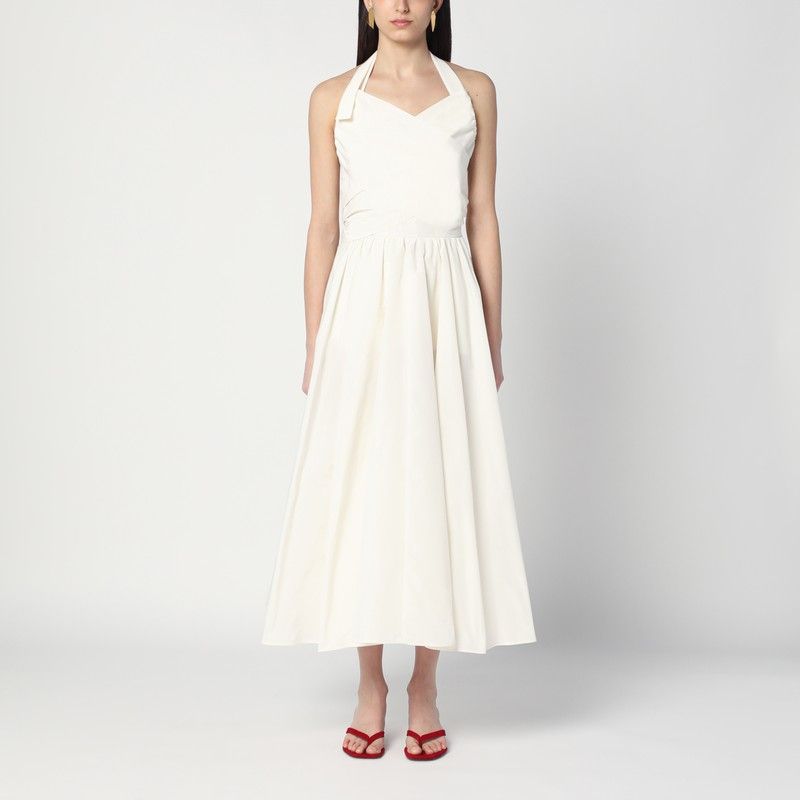 PATOU Anklet Length Dress with Back Bow