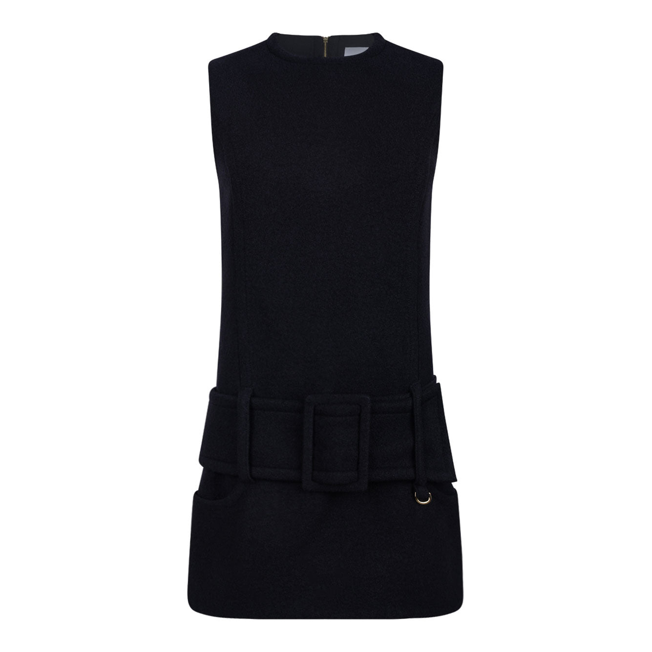 PATOU Classic Virgin Wool Dress for Women