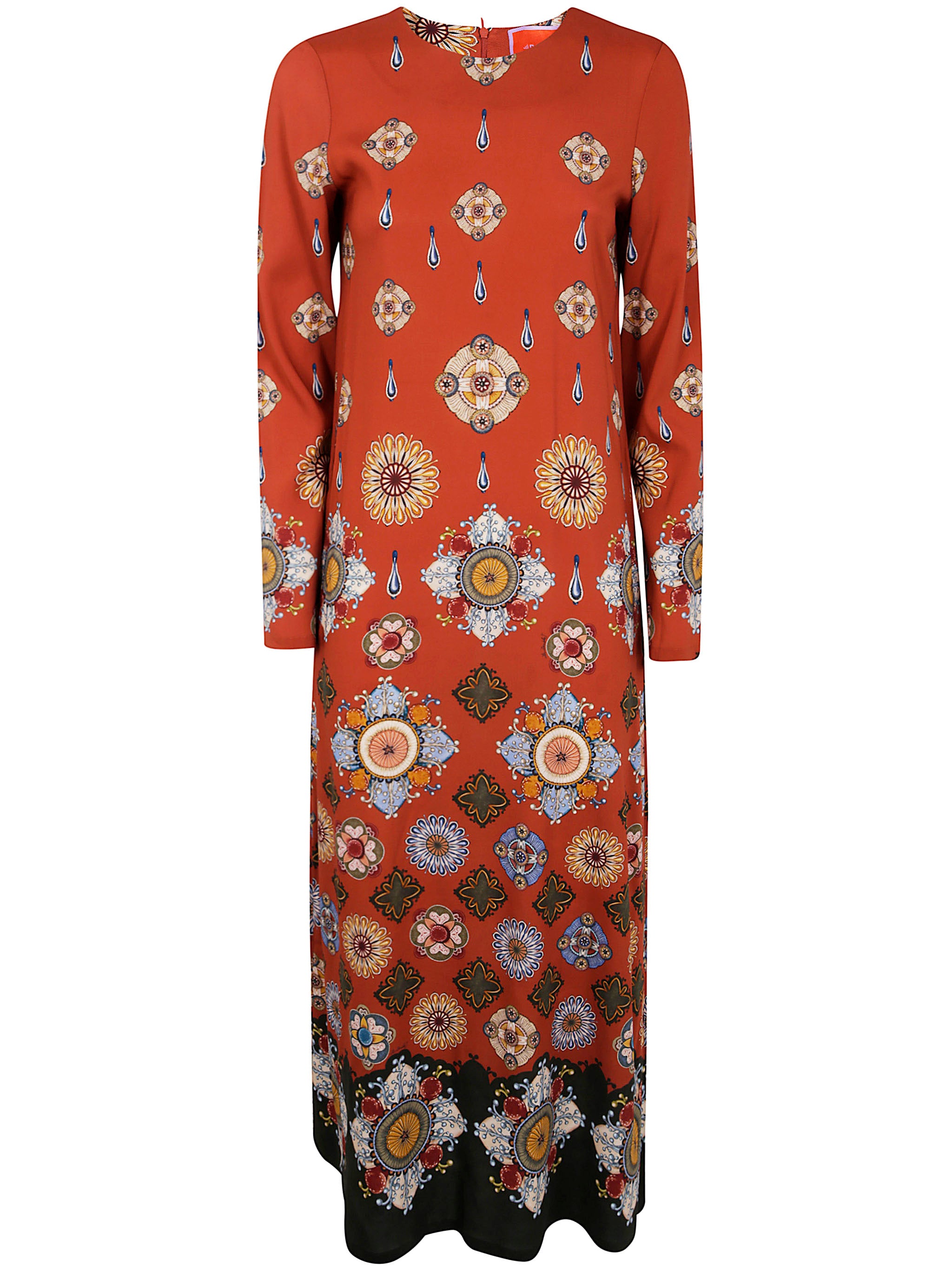 LA DOUBLE J Long Sleeve Swing Dress